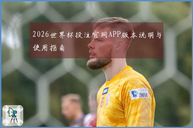 2026世界杯投注官网APP版本说明与使用指南